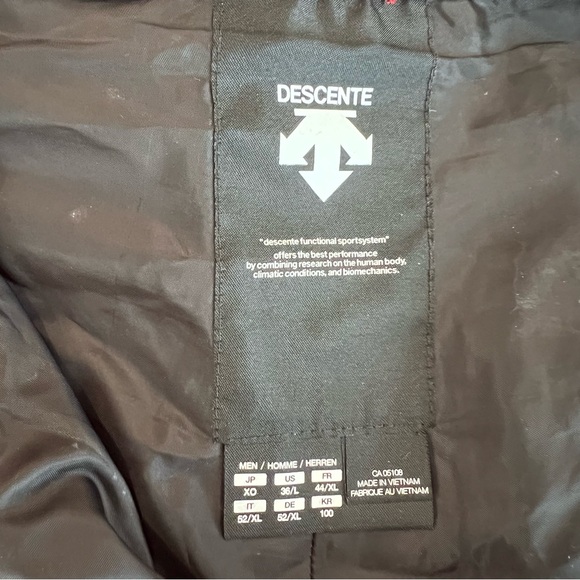 Descente Men’s Ski Snow Pants Size Large Red Style-D5-8154EB Outdoor Zip $199 , - Picture 16 of 16